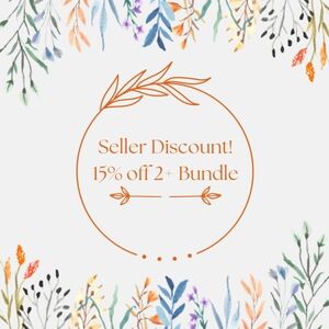 Bundle Discount - 15% on 2 or more items